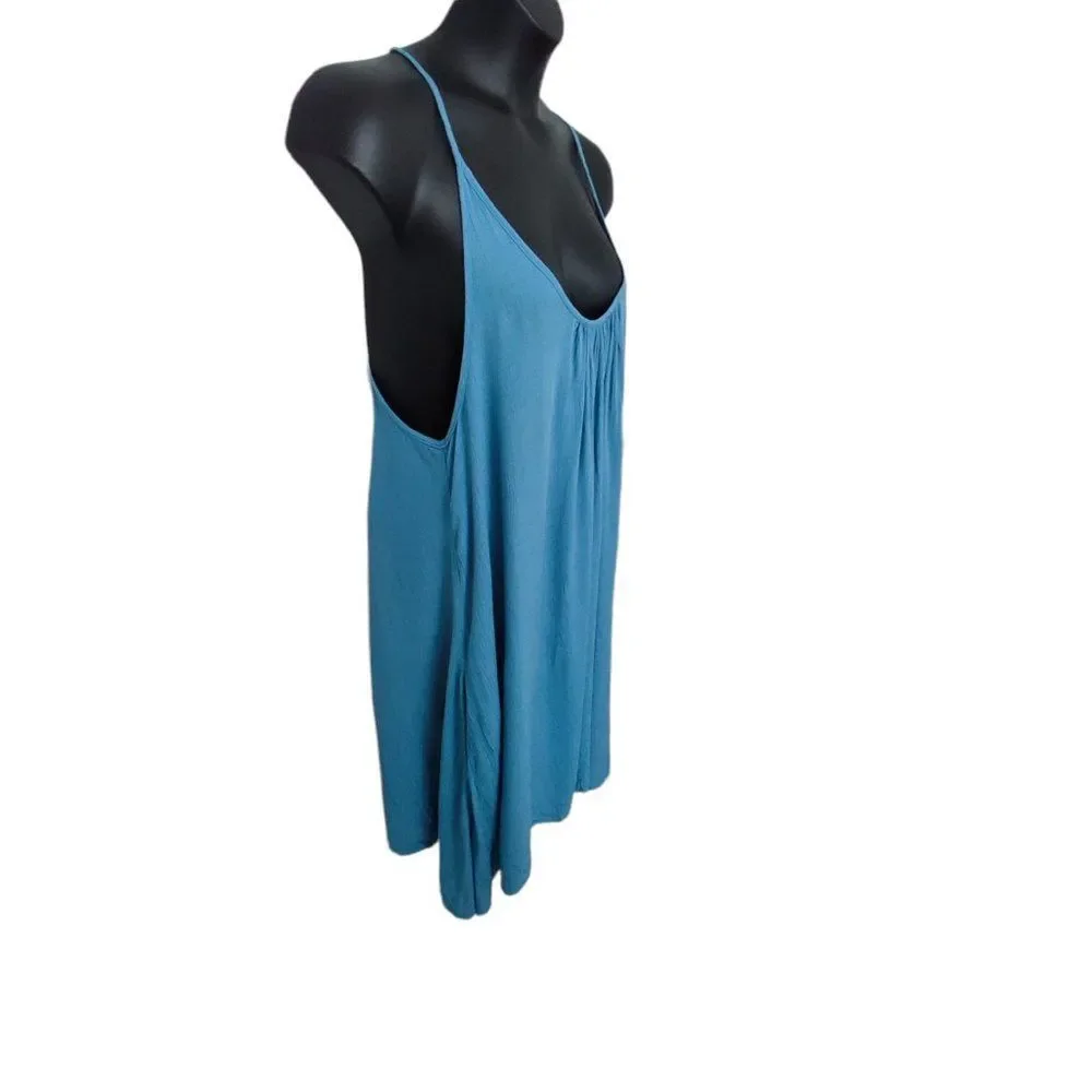 ELAN Slip Dress Cover-up Blue XL New - Picture 5 of 7